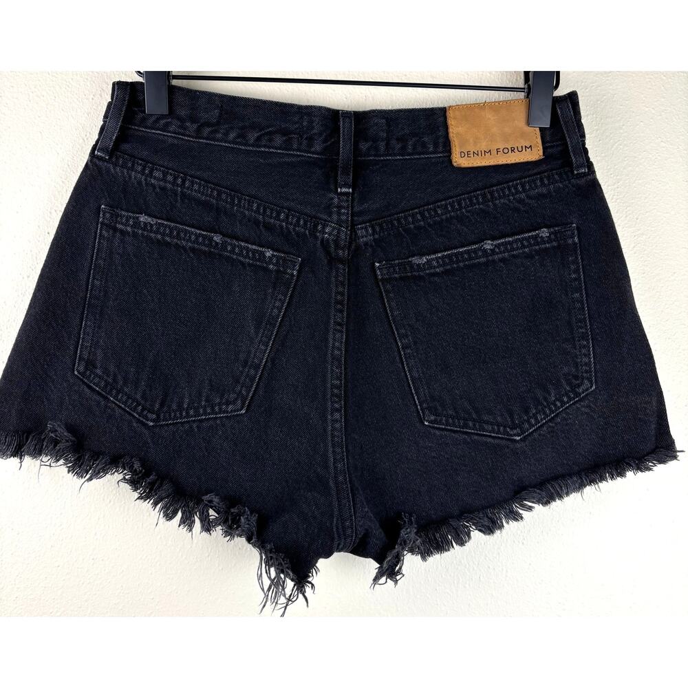 Aritzia Denim Forum the Yoko Short Women's Size 27 in Black Eyeliner - Picture 11 of 14